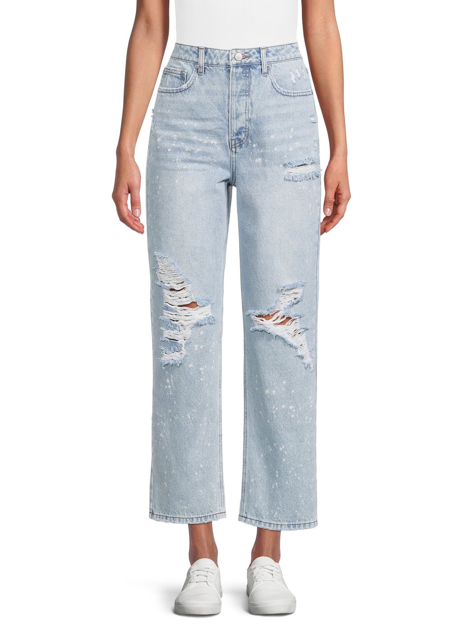 No Boundaries Juniors’ High Rise 90's Jeans | Walmart (US)