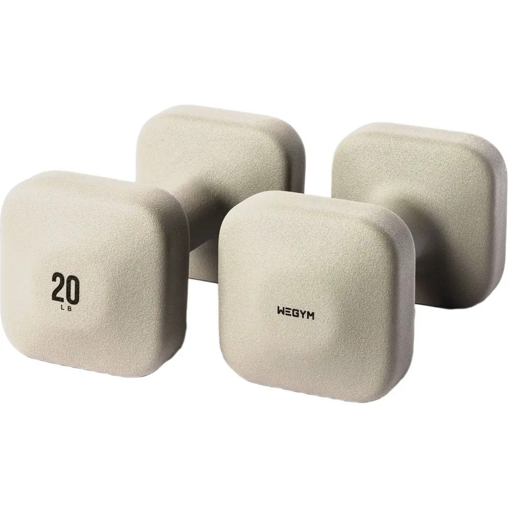 WeGym SafeGrip Dumbbells - 20 lbs in Sandstone at Nordstrom | Nordstrom