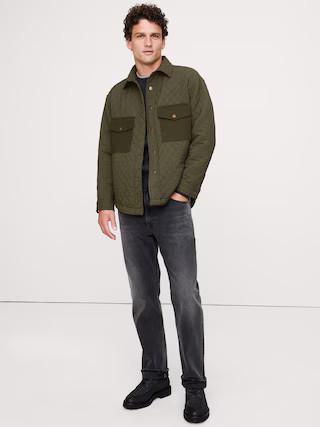 Loose-Fit Quilted Overshirt | Banana Republic (US)