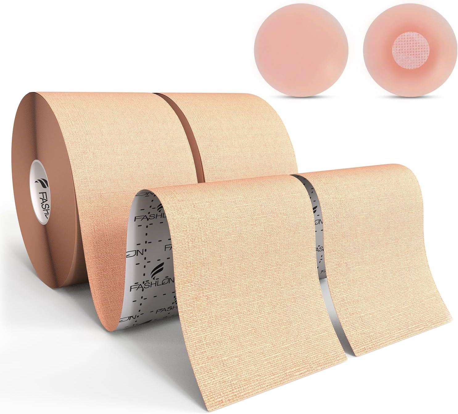 FASHLON Boob Tape (2-Roll, Safe for Sensitive Skin, Fits A-DD Cups), Boobtape Lift Tape, Body Tap... | Amazon (CA)