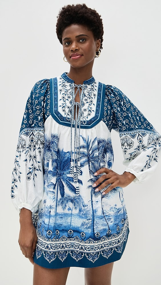 FARM Rio Palm Tree Beach Mini Dress | Shopbop | Shopbop