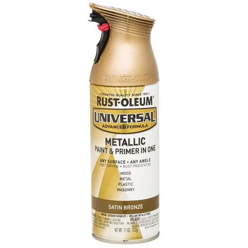 Rust-Oleum Universal Satin Bronze Metallic Spray Paint and Primer In One (Actual Net Contents: 11... | Lowe's