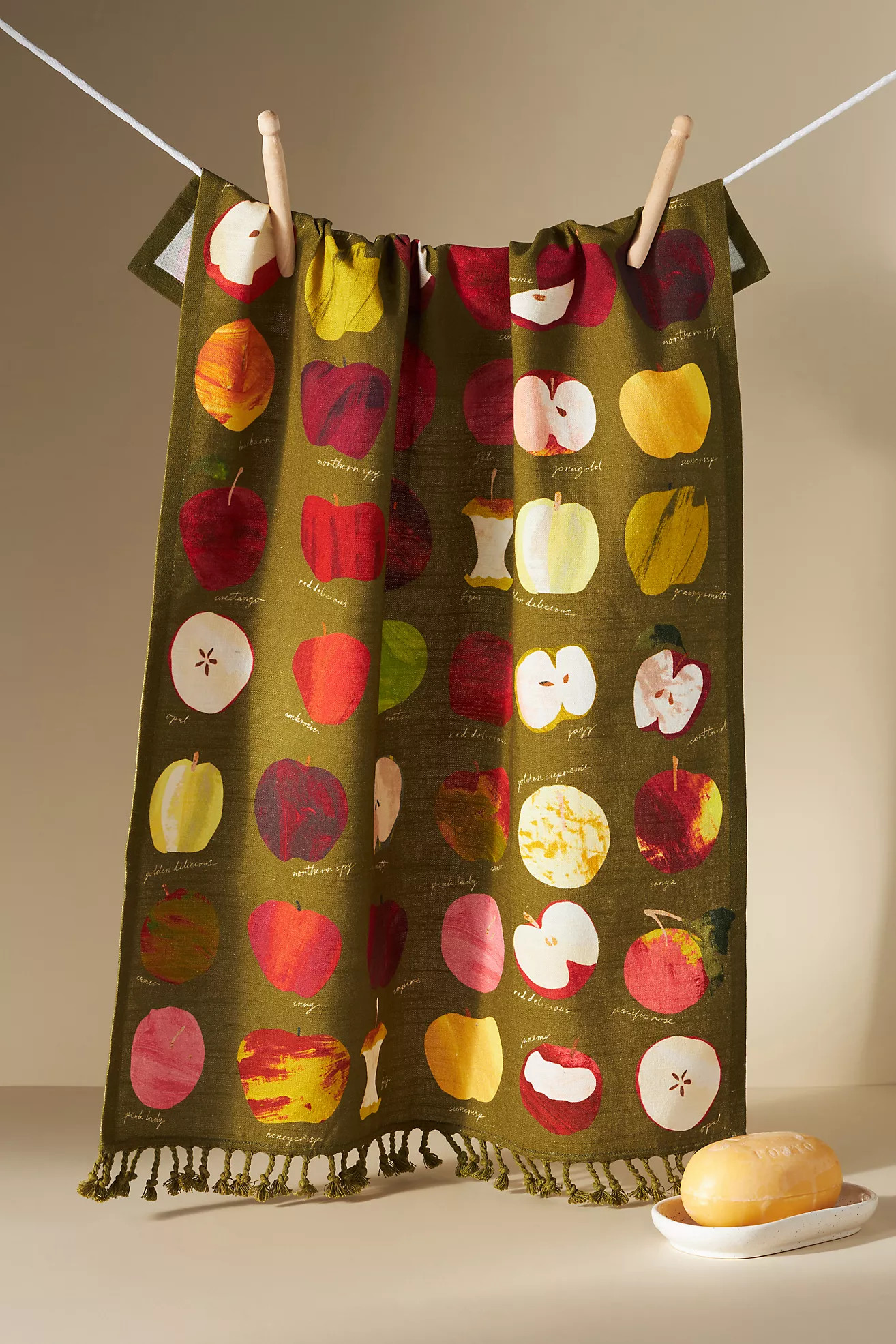 Apple Picking Dish Towel | Anthropologie (US)