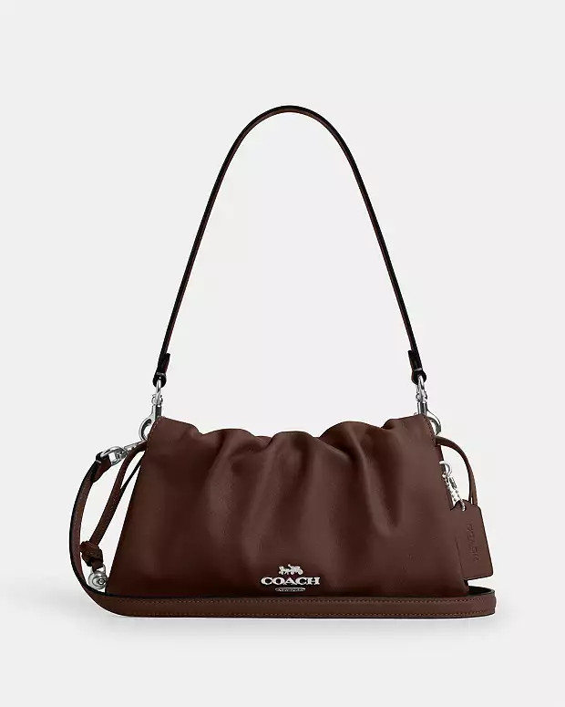Faye Shoulder Bag With Ruching | Coach Outlet US