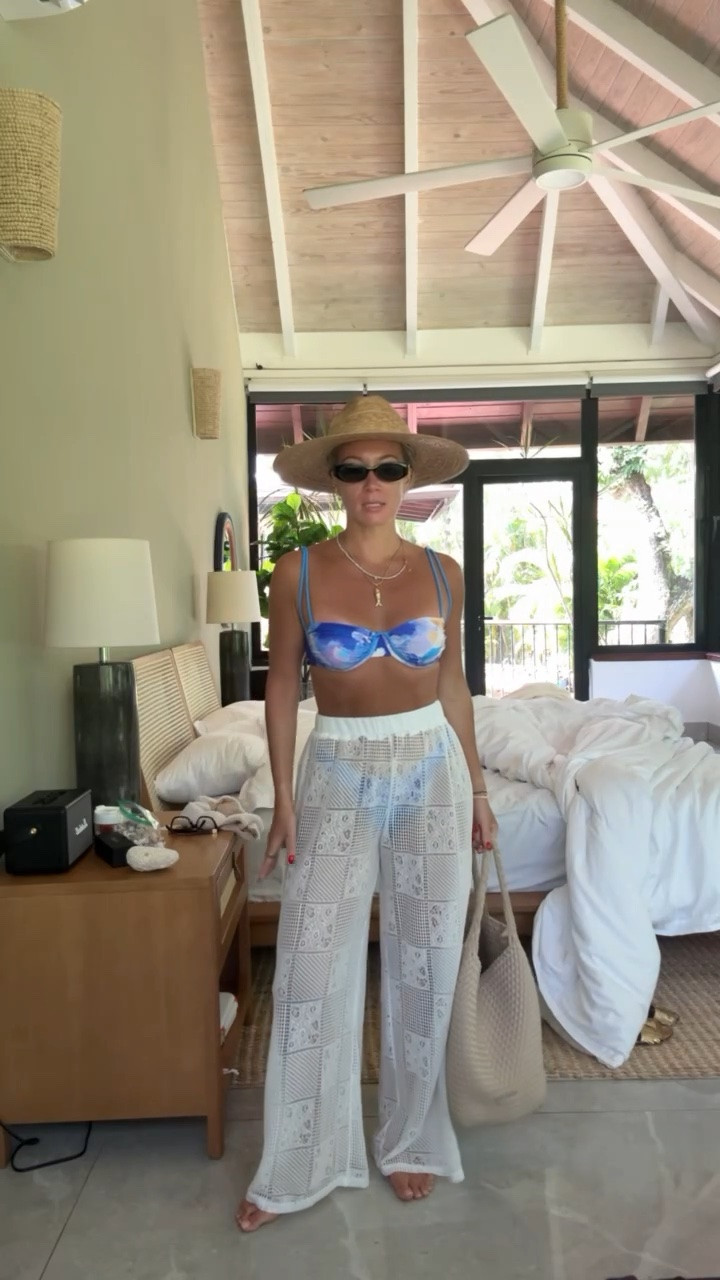 Another beach day OOTD!
Gorgeous @Cupshe  bikini and crochet cover up pants that are super lightweight.

Cupshe bathing suits, bikini, beach day, vacation outfits, swim, swimwear

#LTKootd #LTKSwim #LTKTravel
