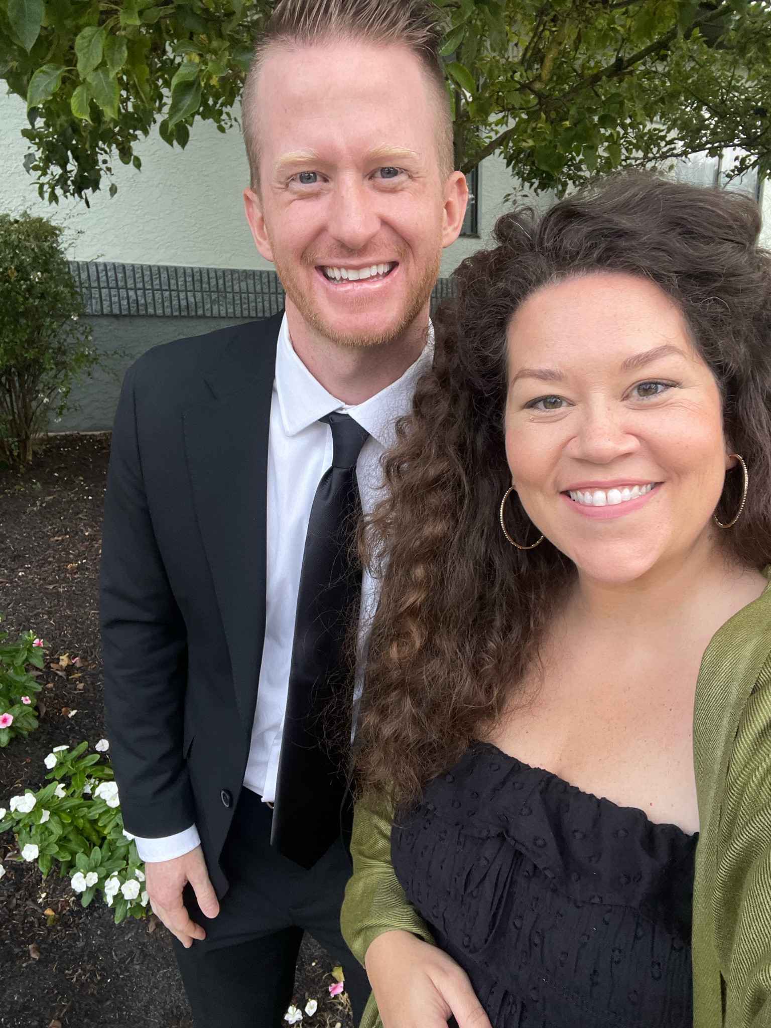 Wedding guest dress, men’s suit, fall wedding 