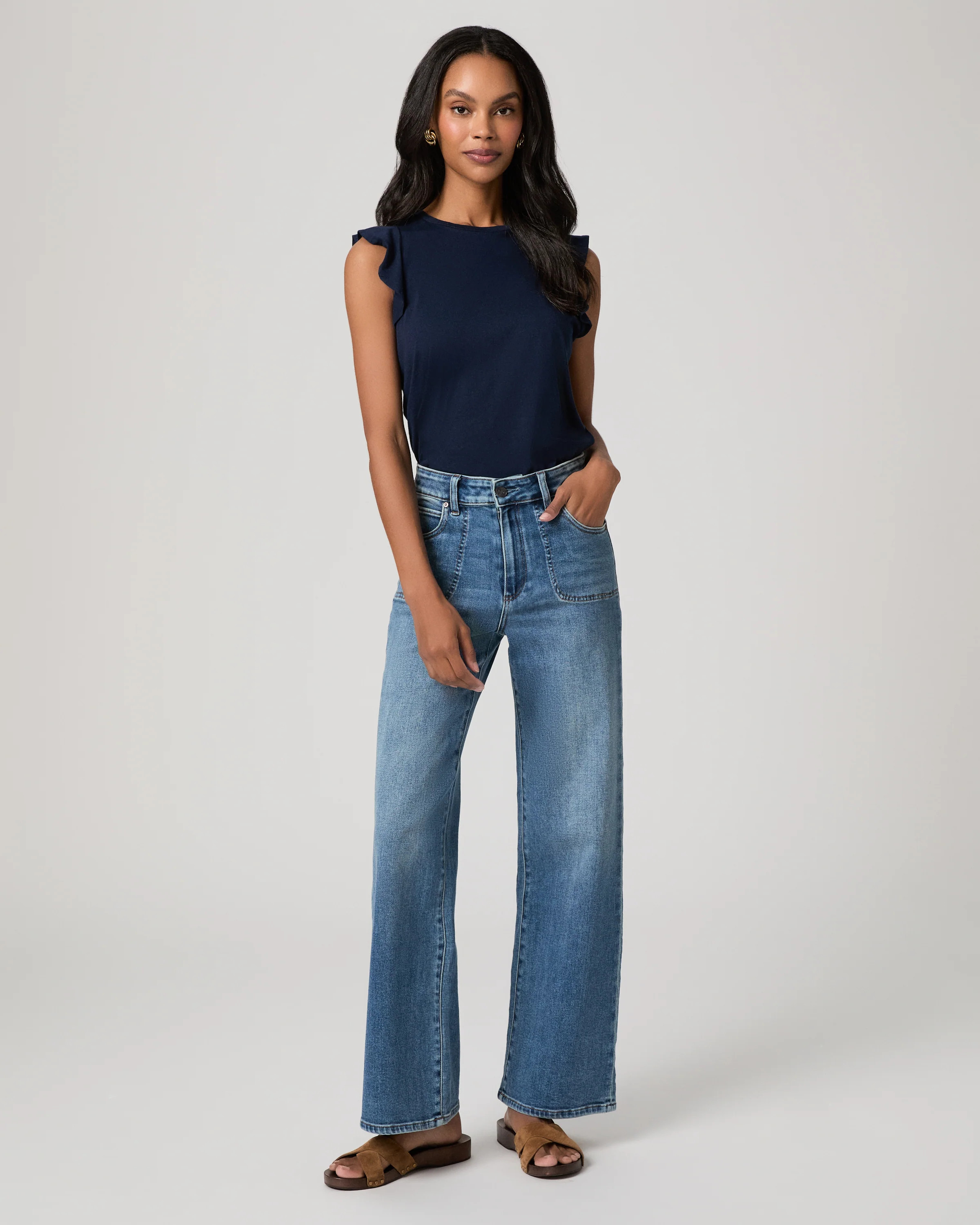 Anessa 31" Wide Leg Jean | Paige