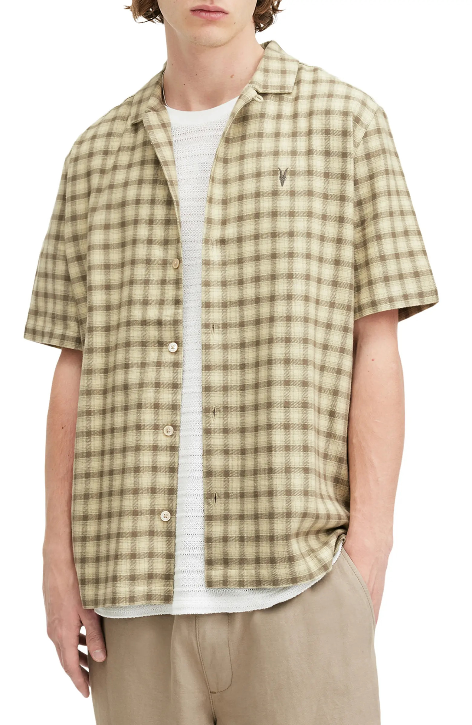 Zeke Plaid Cotton Button-Up Shirt | Nordstrom