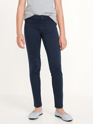 School Uniform Ponte-Knit Jeggings for Girls | Old Navy (US)