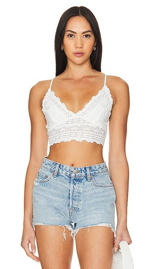 Amina Bralette in White | Revolve Clothing (Global)