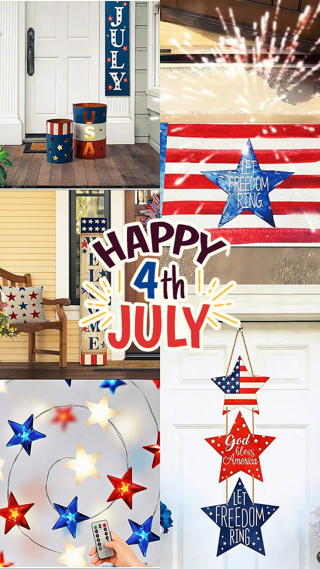 Decorate your porch, front door or backyard for 4th of July with these budget friendly finds from
Amazon

#LTKHome #LTKOver40 #LTKSeasonal