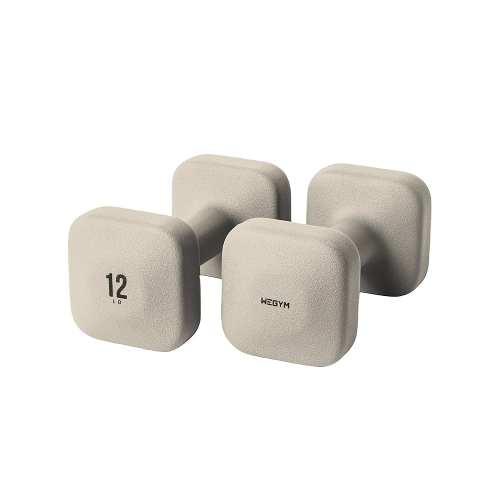 SafeGrip Dumbbells, Anti-Slip, Anti-Roll, Thick Handles, Free Weights, Square Dumbbells for Secur... | Amazon (US)