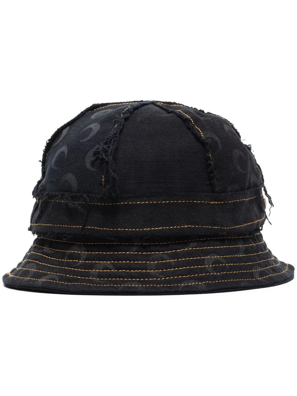 Marine Serre Crescent Moon-print Bucket Hat - Farfetch | Farfetch Global