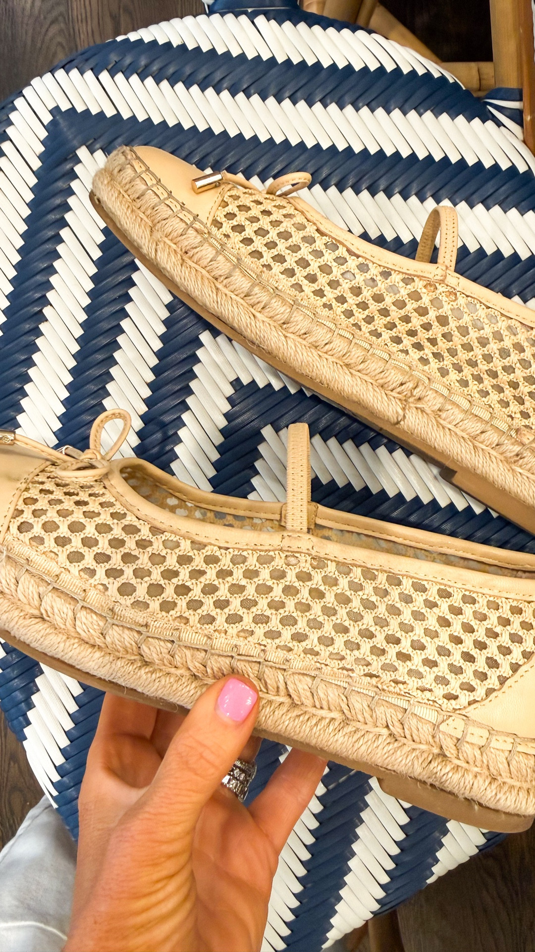 the best woven espadrilles ever!! reg $130 on sale for $52 and they run TTS •  

#LTKootd #LTKSeasonal #LTKSaleAlert