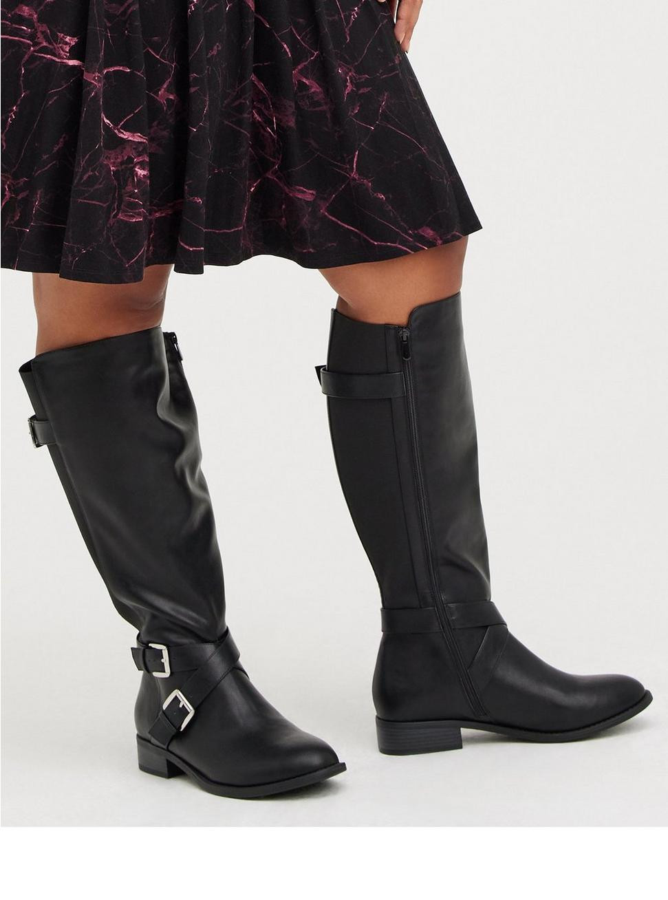 Side Buckle Knee Boot (WW) | Torrid (US & Canada)