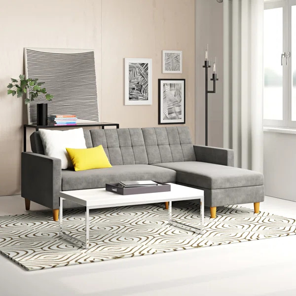 Kayden 84" Reversible Sleeper Sectional | Wayfair North America