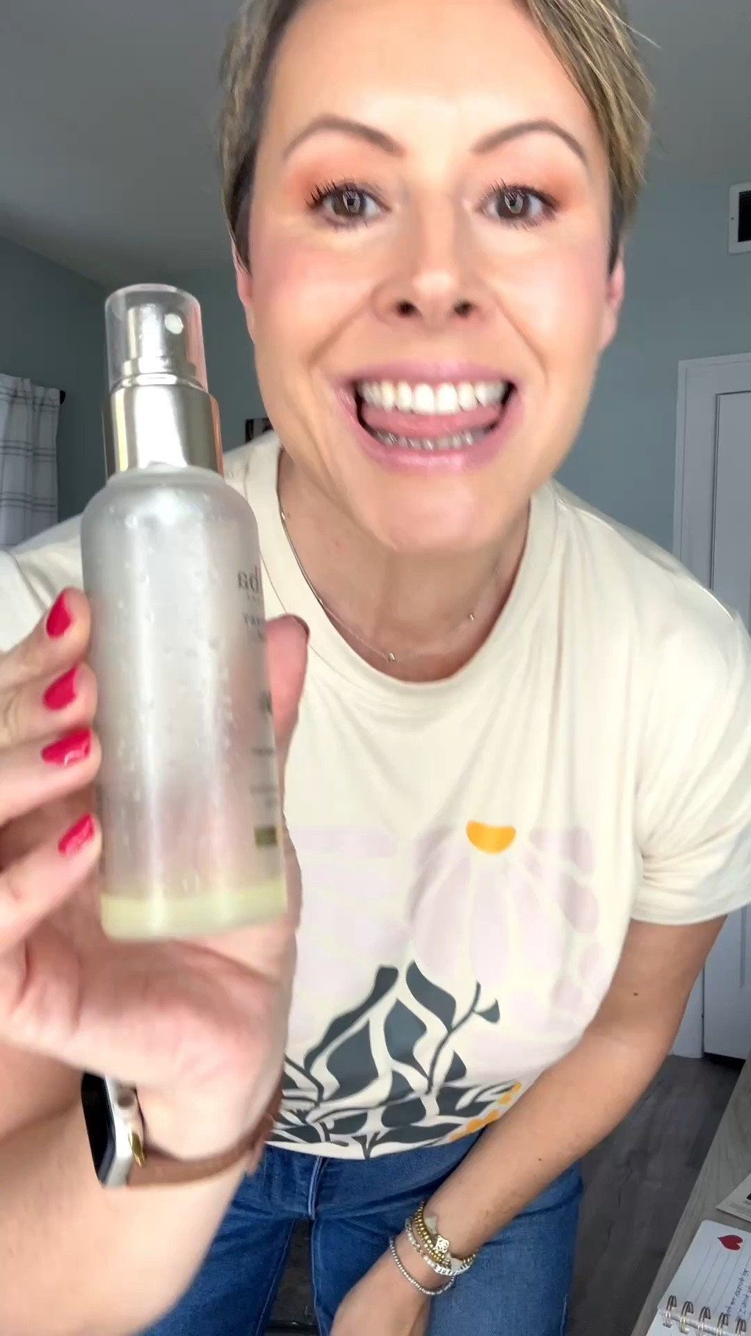 This is your sign to NEVER let your D’Alba run low, and always have a backup waiting! 🤍

The D’alba White Truffle First Spray Serum is hands down one of my favorite beauty products. I use it before makeup, after makeup, and even throughout the day when my skin needs a little refresh.

It leaves my skin looking glowy, helps my makeup melt together beautifully, and gives everything that fresh, healthy-skin finish I love.

If they sold this by the gallon, trust me, I’d be first in line! 😂

If you haven’t tried it yet, you’re seriously missing out.

#LTKBeauty #LTKOver40 #LTKMidsize