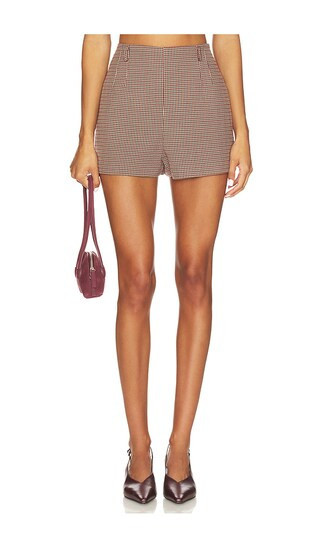 ASTR the Label Gisselle Shorts in Brown. - size S | Revolve Clothing (Global)
