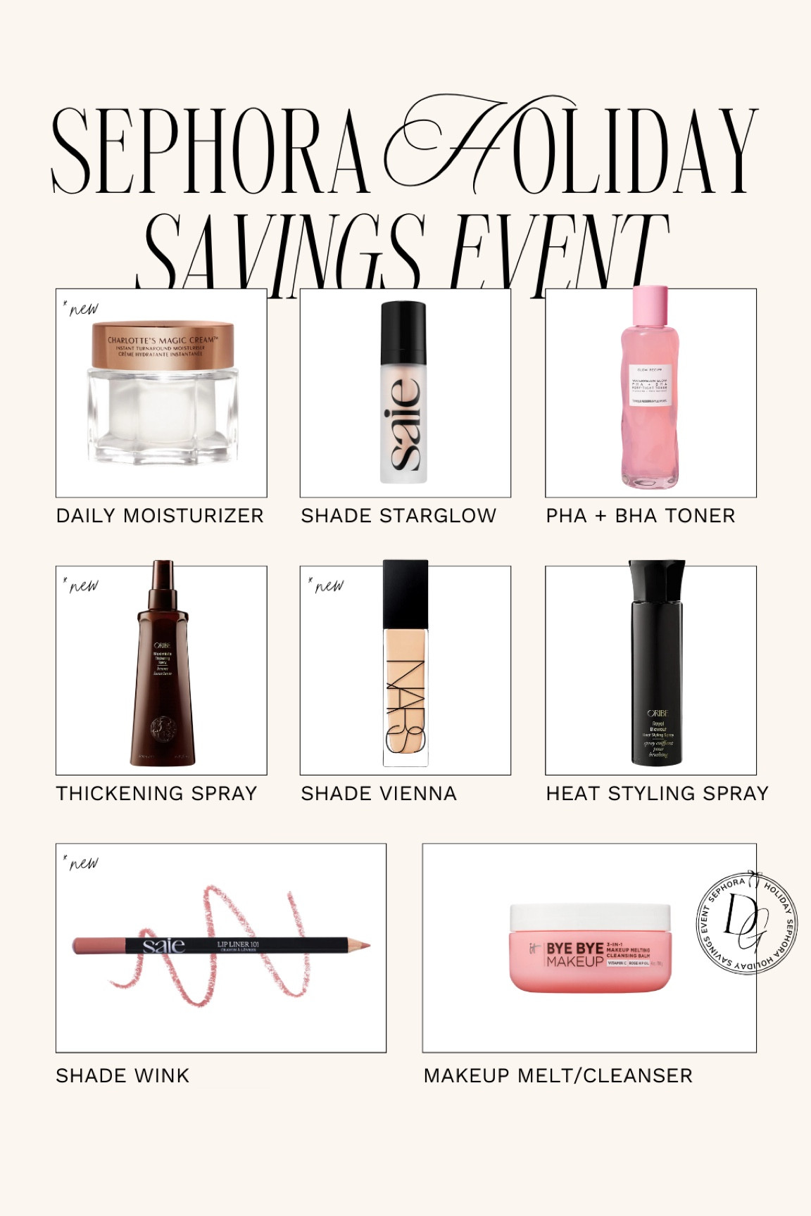 Sephora Sale 2024 〰️ Top Picks ✨

Sephora sale picks, Sephora savings event, Sephora holiday savings event, Sephora makeup faves, Sephora top picks, Sephora markdowns, beauty sale, makeup sale, everyday makeup routine, daily makeup routine, favorite makeup products, heat styling spray, haircare products, hair styling, Sephora haircre on sale, Sephora skincare favorites, toner, moisturizer, face cleaner, nars foundation, Sephora new arrivals

#LTKFindsUnder100 #LTKSaleAlert #LTKBeauty