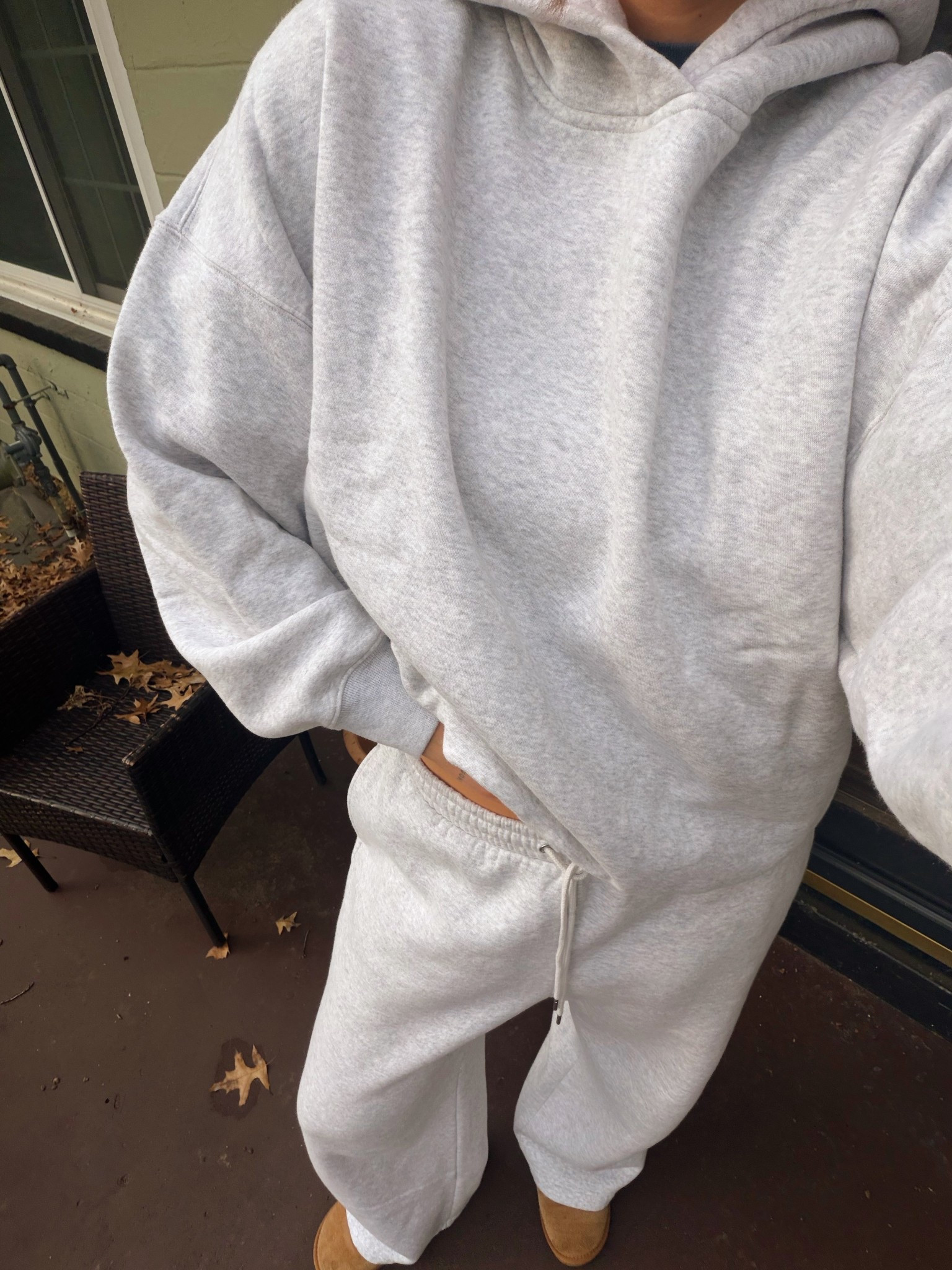 the coziest abercrombie set☺️ wearing a large in the sweats and XL in the hoodie!! 

#LTKootd #LTKTall #LTKGiftGuide