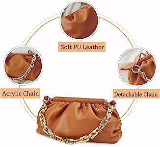 Women's Chain Pouch Bag Shoulder Bag Crossbody Handbag Clutch purse for women | Amazon (US)