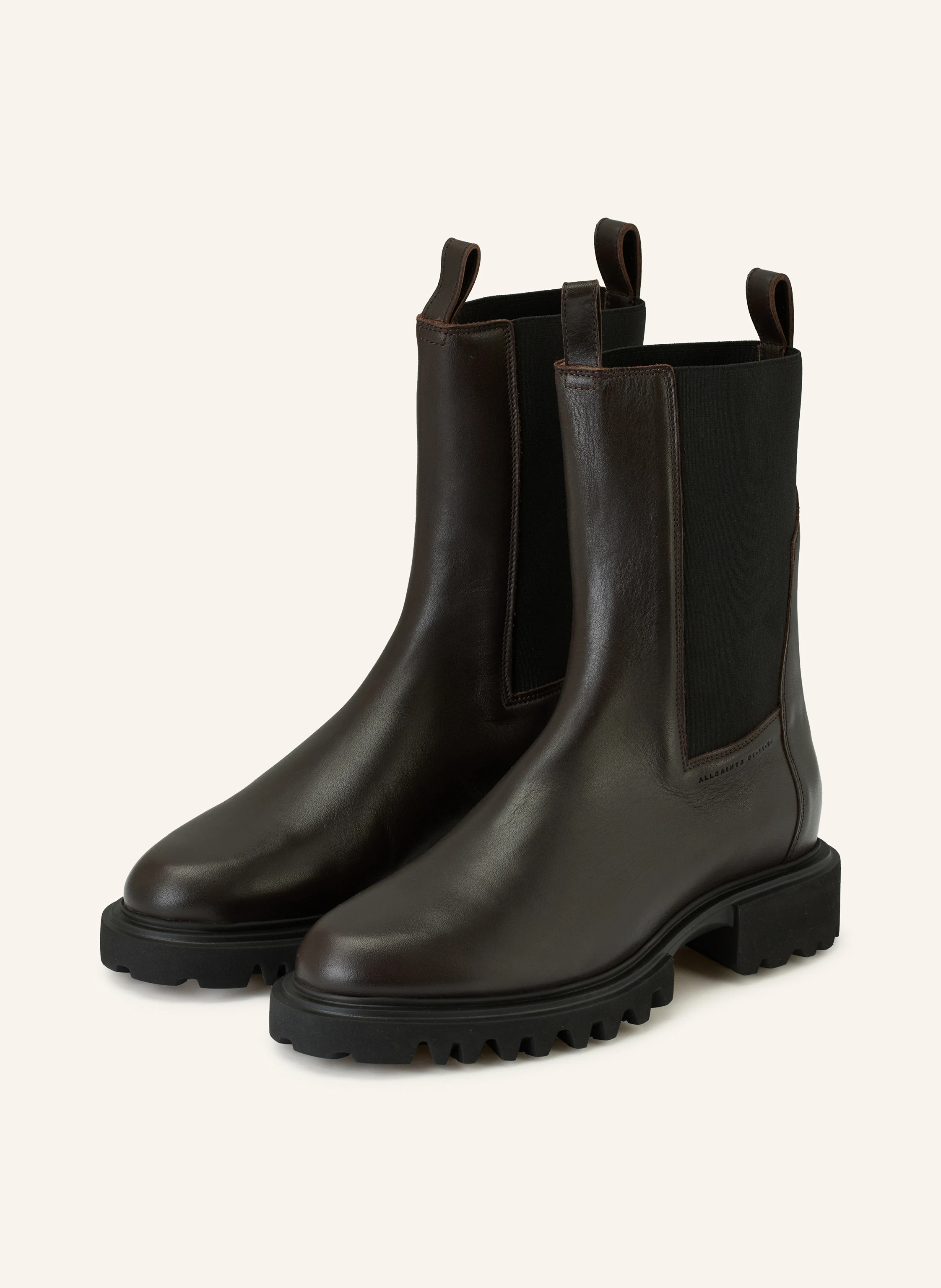 ALLSAINTS Chelsea-Boots HALLIE in dunkelbraun / schwarz | Breuninger (DACH)