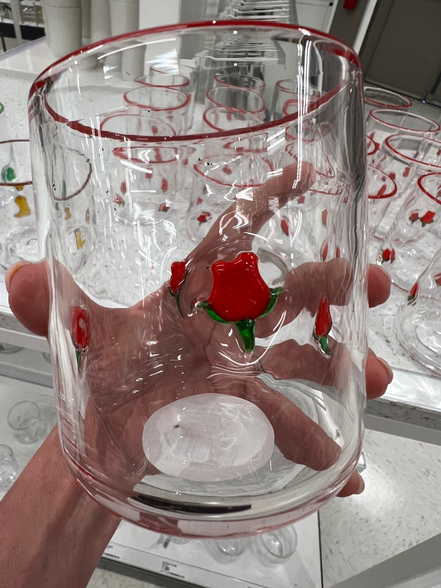 Anthro inspired glassware 

#LTKHome #LTKSeasonal #LTKMothersDay