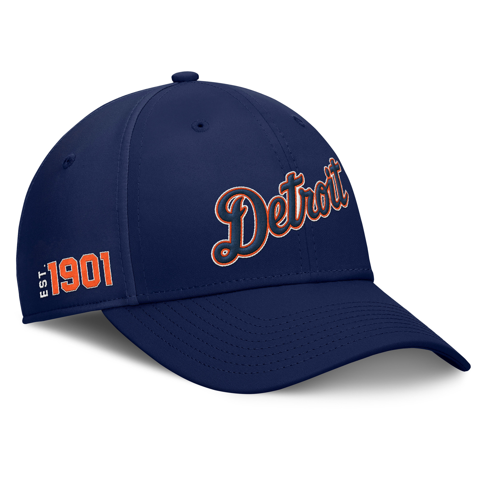 Men's Fanatics Navy Detroit Tigers Fundamental Tag Flex Hat | Fanatics