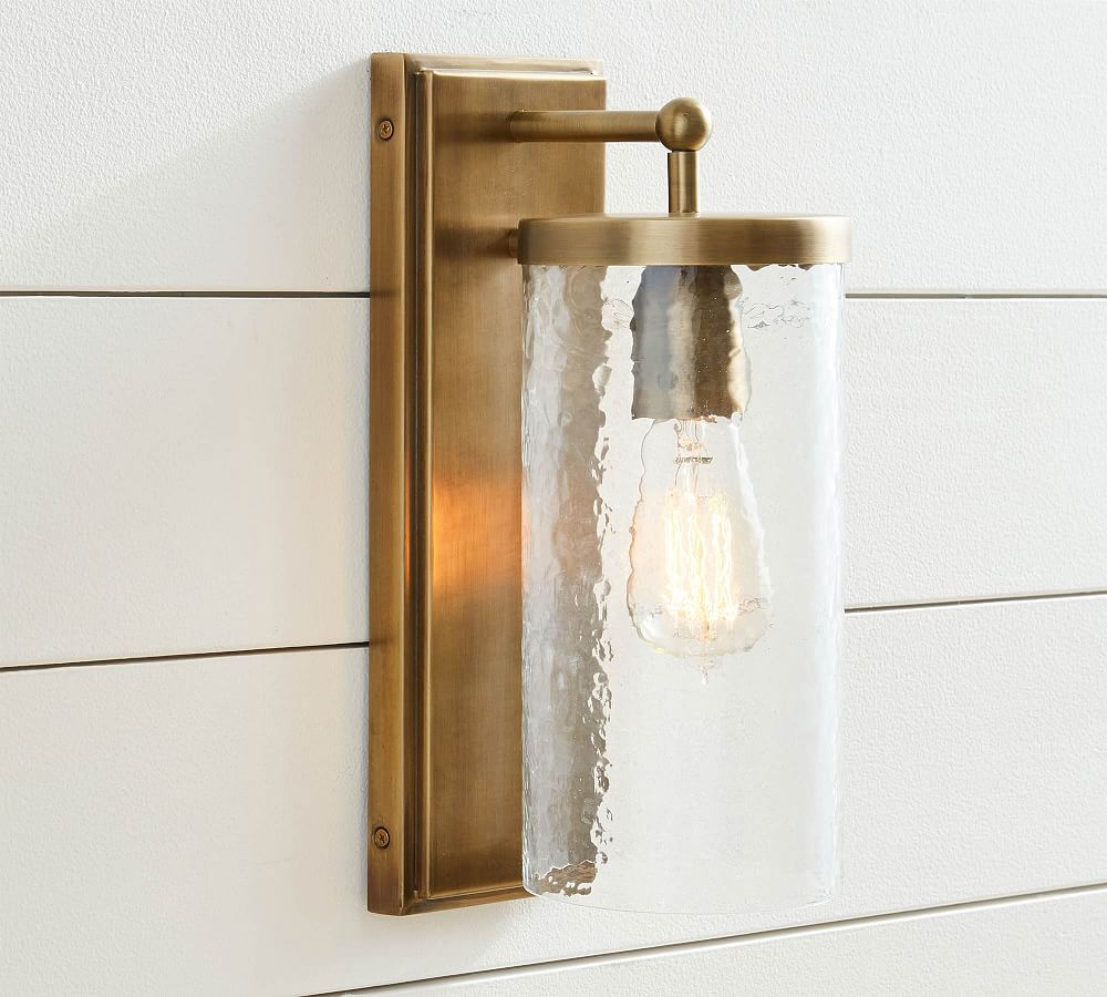 Duvall Recycled Glass Sconce | Pottery Barn (US)