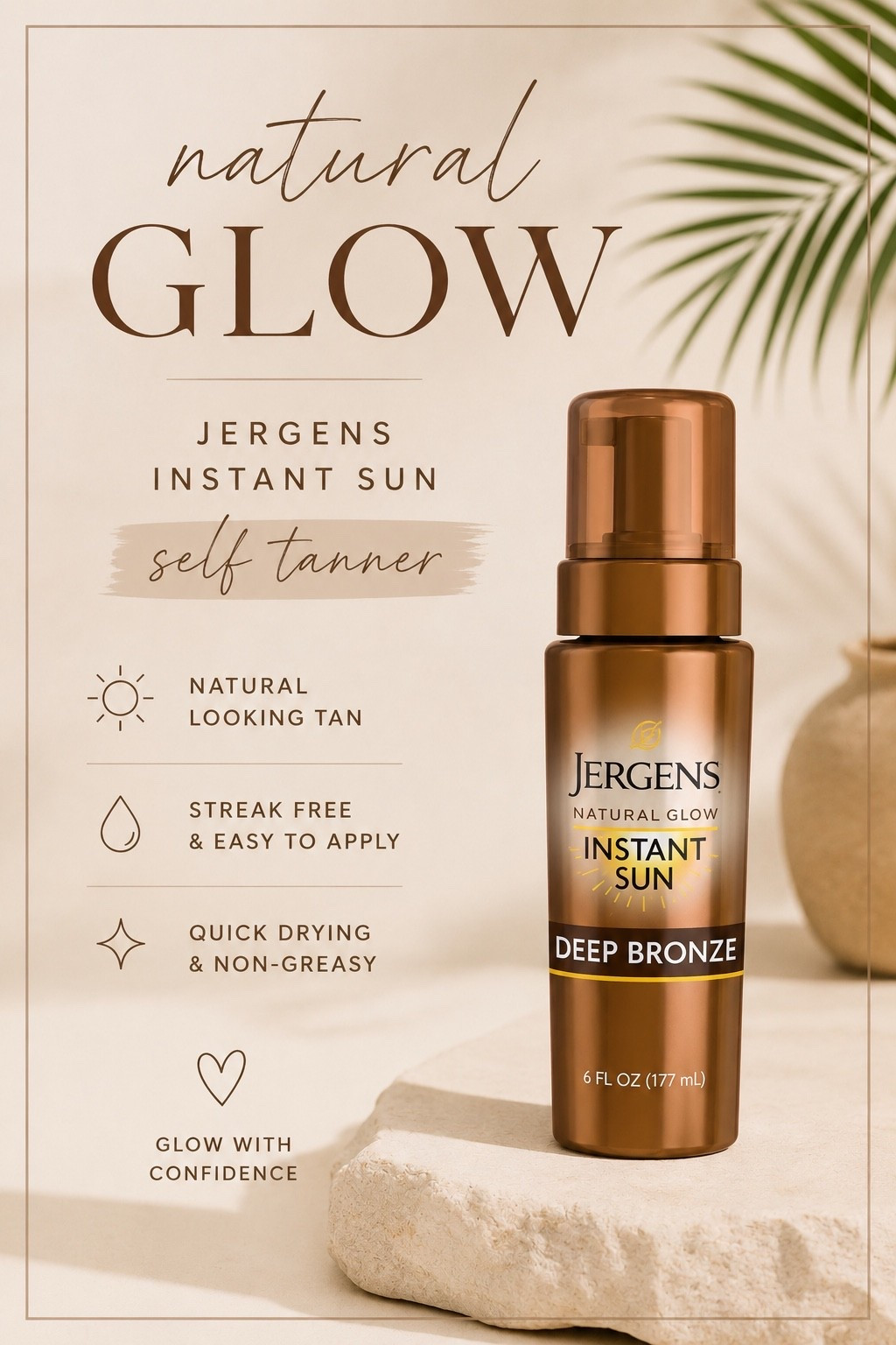 Jergens Instant Sun Self Tanner - Natural Glow At Home ☀️

self tanner, self tanning mousse, instant tan, bronzing mousse, deep bronze tan, natural glow, summer glow, sun kissed skin, tanning essentials, bronzed skin, vacation glow, tanning routine, glowy skin, streak free self tanner, quick dry tan, easy self tan, beauty favorites, summer beauty, sunkissed glow, drugstore beauty, tanning products, flawless tan, glow up, beach vacation essentials, bronzed glow

#LTKSeasonal #LTKselfcare
