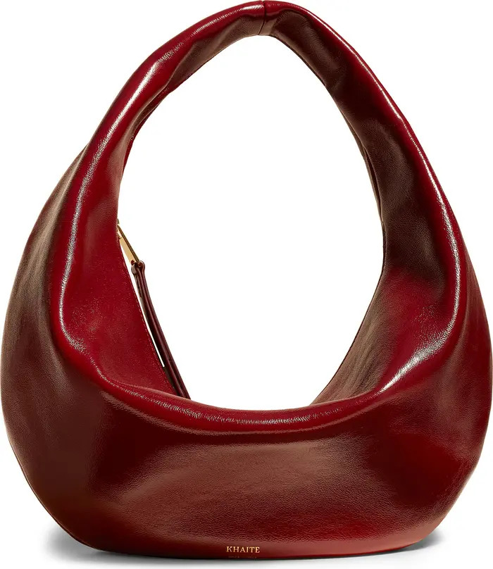 Khaite Medium Olivia Patent Leather Hobo Bag | Nordstrom | Nordstrom