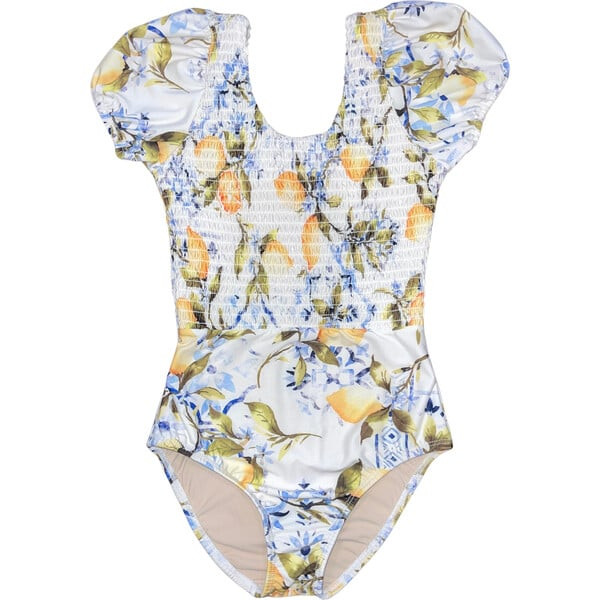 Little Delilah One-Piece Swimsuit, Frutto Di Limoni | Maisonette