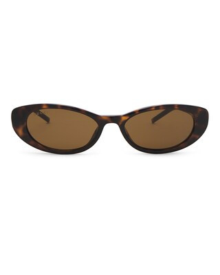 Gucci G String Sunglasses in Havana & Brown | FWRD | FWRD 