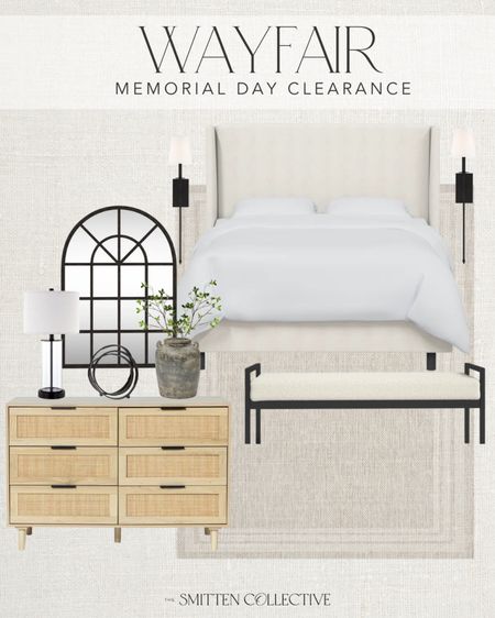 Wayfair Memorial Day clearance is here! Love this bedroom look and everything is on sale right now!! Hurry hurry!

Wayfair, wayfair sale, wayfair deal, wayfair Memorial Day clearance, bedroom decor,  bedroom inspiration, bedroom look, bed frame, dresser,  bedroom furniture, modern home decor, area rug, mirror, table lamp, faux stems, vase, sconces 

#LTKStyleTip #LTKHome #LTKSaleAlert