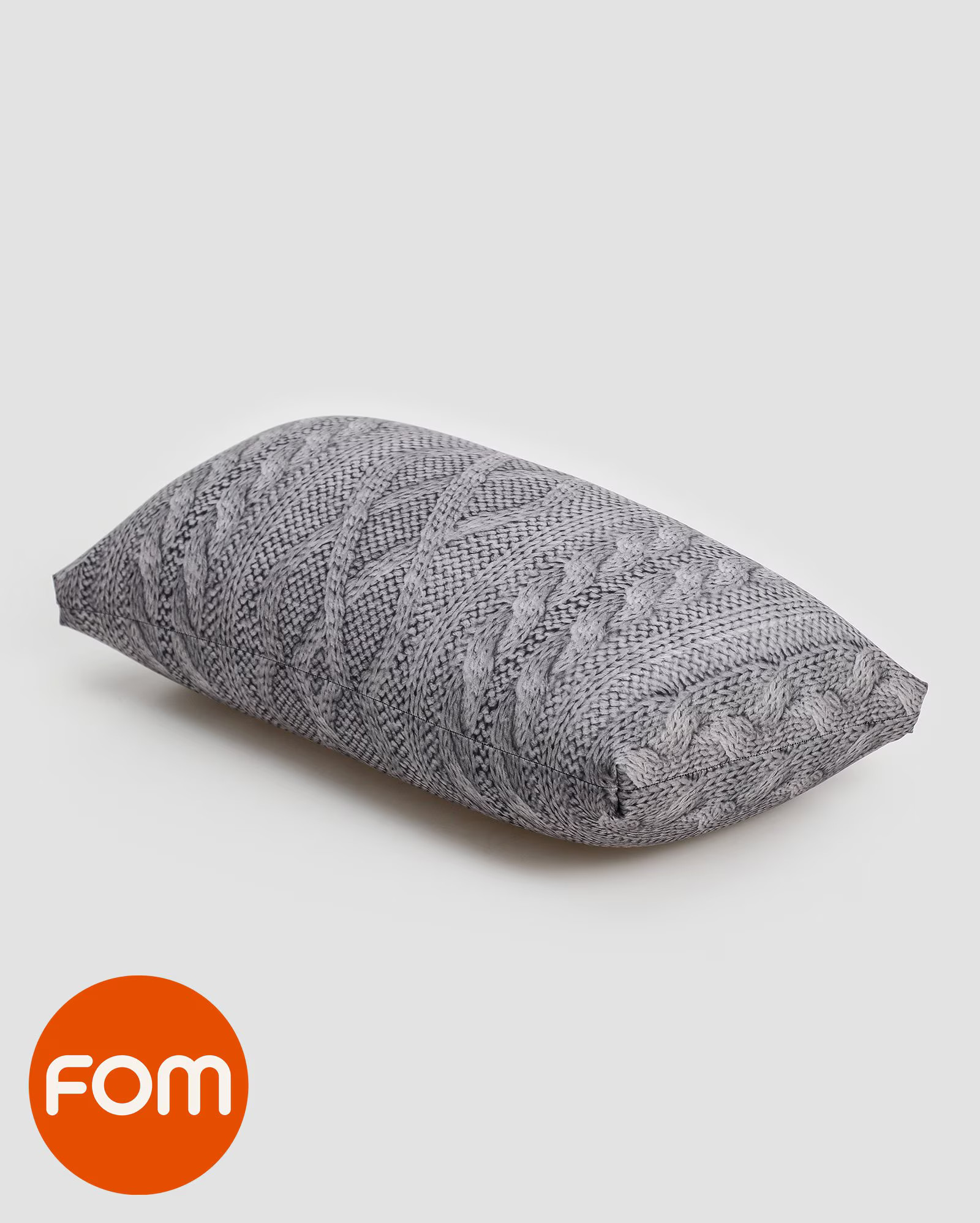 Almofada Charme tricot cinza - Cinza |  Casa Riachuelo + FOM | Riachuelo (BR)