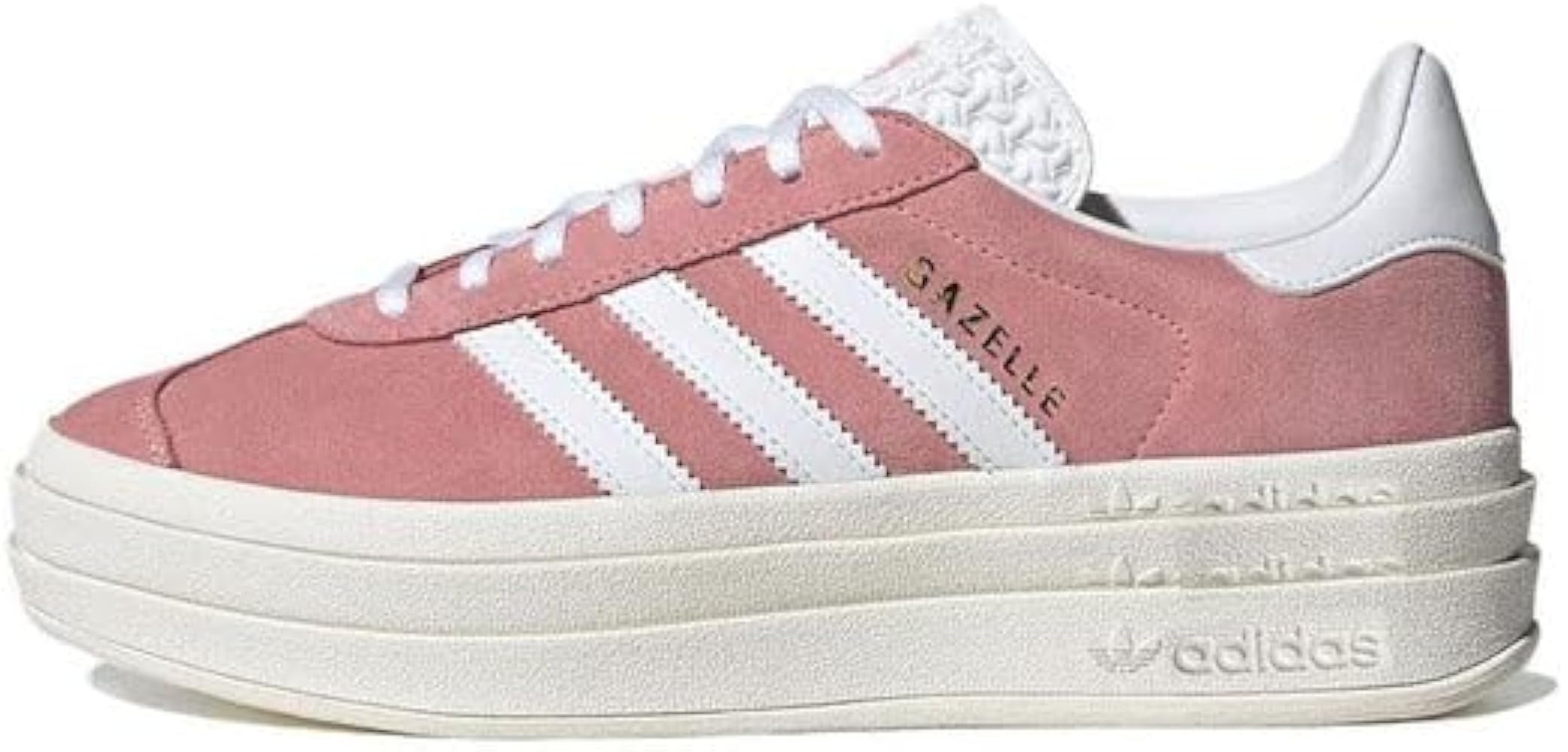 Amazon.com | adidas Gazelle Bold Womens Pulse Mint Screaming Pink Size 6 | Fashion Sneakers | Amazon (US)