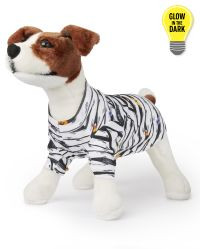 Dog Matching Family Halloween Glow Mummy Snug Fit Cotton Pajamas | The Children's Place