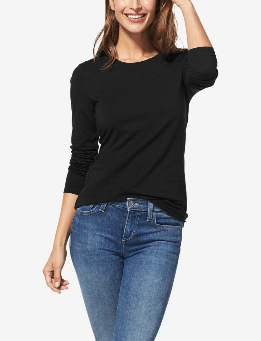 Women's Second Skin Long Sleeve Crew Neck Tee | Tommy John
