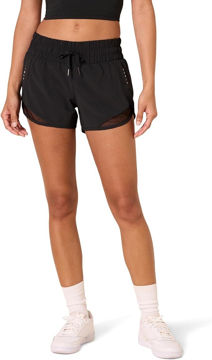 Amazon Essentials Women's Standard-Fit Ruched Waistband Woven Running Short (Previously Core 10) | Amazon (US)
