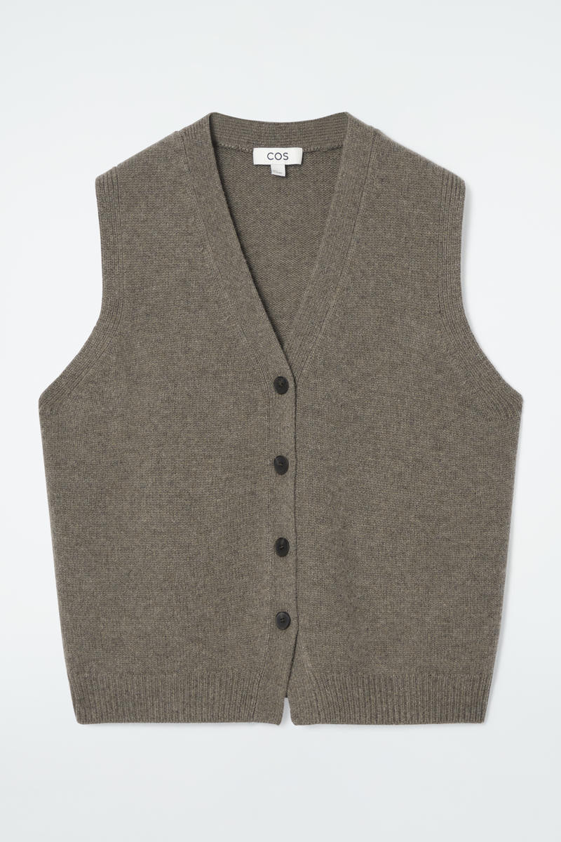 Knitted Cashmere-Blend Vest | COS UK
