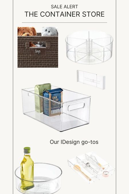 There is an awesome Container Store sale going on! Here are some of our go-to favorites from iDesign and The Home Edit that we use on many of our professional organizing projects here at Graceful Spaces 
#thecontainerstore #sale