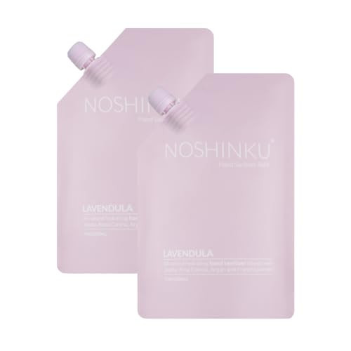 Noshinku Pocket Hand Sanitizer Spray Refill Pouch, Natural Moisturizing Hand Sanitizer Refill With 70% Sugarcane-Derived Alcohol, 200 mL (3.40 Fl Oz (Pack of 2), Lavendula) | Amazon (US)