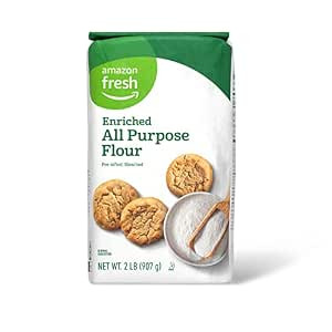 Amazon Brand - Amazon Fresh, All Purpose Flour, 2 lb | Amazon (US)