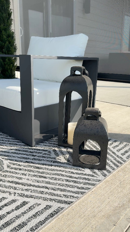 These outdoor lanterns are gorgeous 🤍 Such an easy way to add cozy patio lighting and decor. 

 #LTKHome