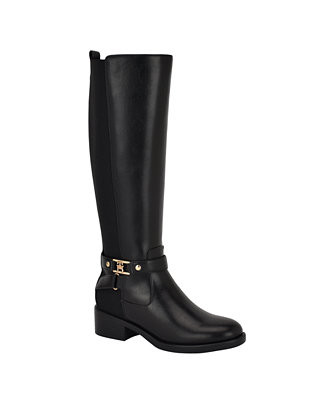 Tommy Hilfiger Women's Iyla High Shaft Riding Boots - Macy's | Macy's