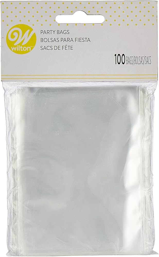 Wilton 100/Pack Clear Treat Bags Mega Pack | Amazon (US)