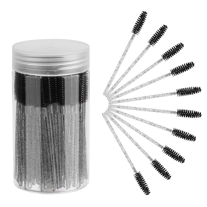 CHEFBEE 100PCS Disposable Eyelash Brush, Mascara Wands Makeup Brushes Applicators Kits for Eyelas... | Amazon (US)