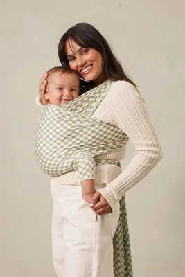 Sage Chequer Wrap | Solly Baby
