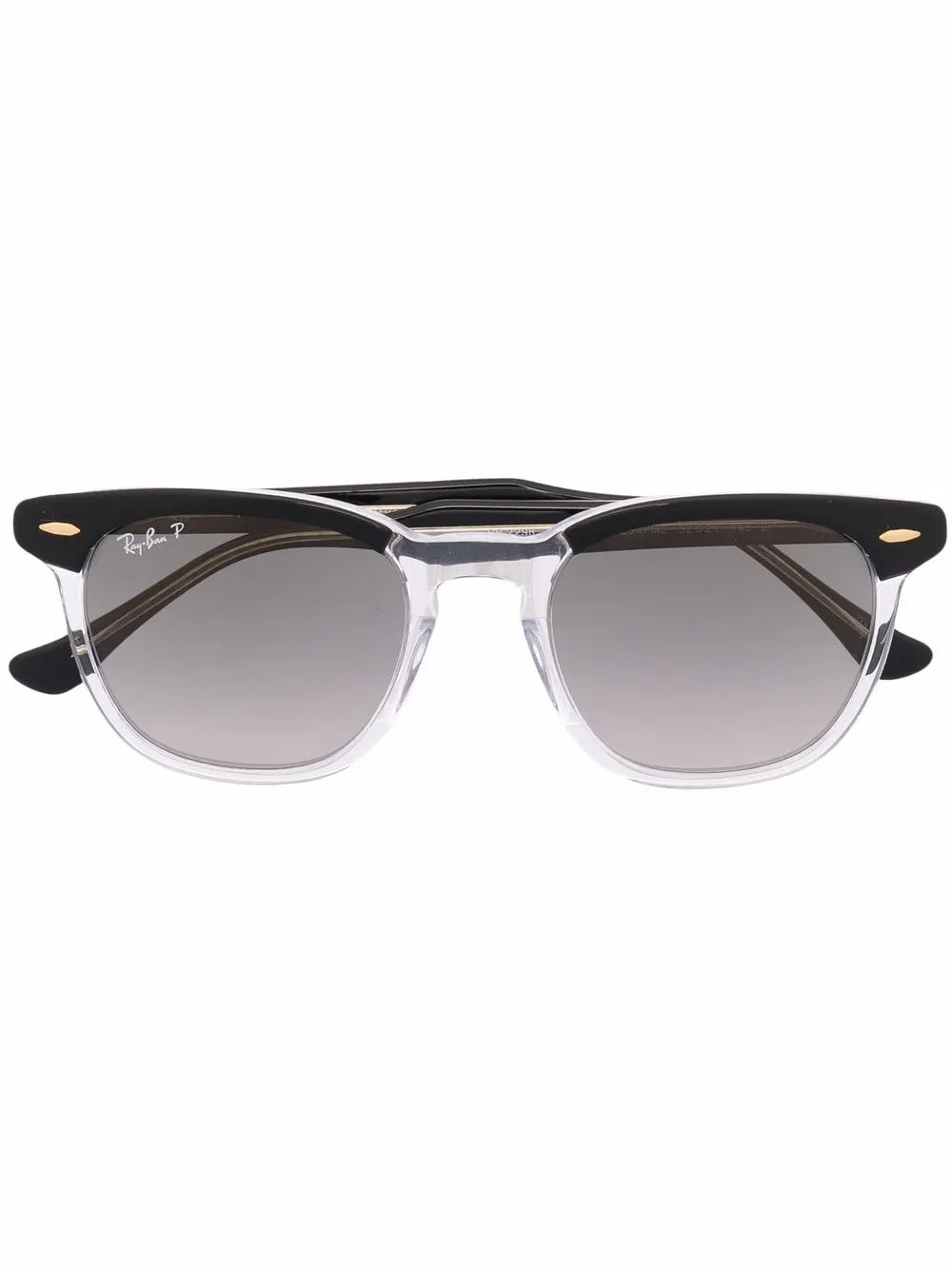Ray-Ban half-rim Sunglasses | Black | FARFETCH PT | Farfetch Global