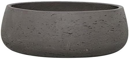 Elegant Fiberstone Chocolate Washed Planter Pot 5" H x 14" - by Pottery Pots | Amazon (US)